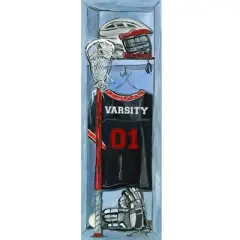 Oopsy Daisy's Lacrosse Locker Canvas Wall Art - Size 12x36