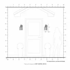 Livex Lighting Outdoor Basics 1 - Light Wall Light in  Antique Brass