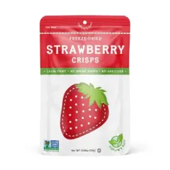 Nature's Turn Freeze-Dried Fruit Snacks - Strawberry Crisps -  No Sugar Added, Non GMO, Gluten Free, Nothing Artificial - 10g (.35oz) - 24-PACK
