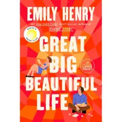 Great Big Beautiful Life: Reese's Book Club - Large Print by  Emily Henry (Paperback)