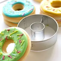 R&M International 3 Piece Cookie Cutter Set, Donut, Star, Poop Emoji