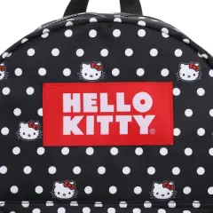 Hello Kitty Head and Polka Dots AOP Travel Backpack