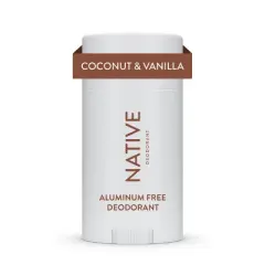 Native Solid Deodorant for Men Coconut & Vanilla - Aluminum-Free 2.65oz