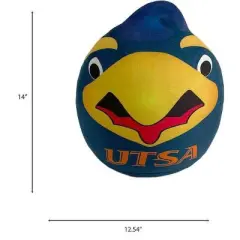 NCAA UTSA Roadrunners Mascot Pillow: Sports Team Logo Plush Pillow