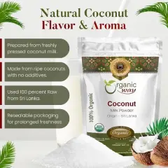 Organic Way Coconut Milk Powder 8 Oz