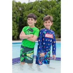 Marvel Avengers Spidey and His Amazing Friends Hulk Iron Man Spider-Man 4 Pack T-Shirts Toddler