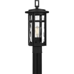Quoizel Lighting Uma 1 - Light Post Light in  Matte Black