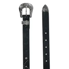 Cowgirls Rock Women's Skinny Western Belt