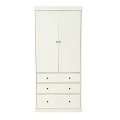 77" Freestanding Kitchen Pantry Cabinet with 3 Adjustable Shelves,3 Drawers,8 Door Racks,Farmhouse Storage Cupboard for Dining RoomThe Pop Home