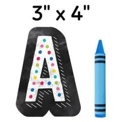 Creative Teaching Press&reg; Chalk It Up! Colorful Chalk Designer Letters, 216 Pieces