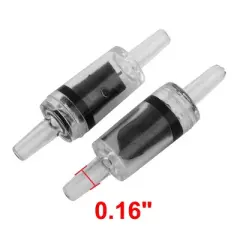 Unique Bargains Aquarium Co2 System Air Pump 4mm Pipe One Way Non-Return Check Valve 10 Pcs