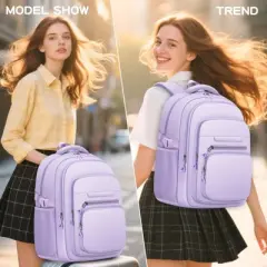 Kids Backpack for Girls School Backpack with Lunch Box 3Pcs Set Pencil Case Bookbag Cute Elementary Students Daypacks