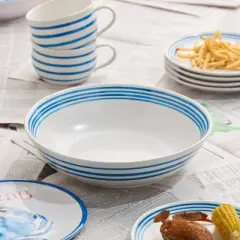 Certified International 112oz Serving Bowl Dockside Blue