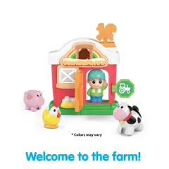Kidoozie Lights 'n Sounds Farm Set, Playset Activity Toy Suitable for Toddlers Ages 2+