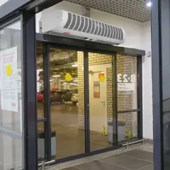 VEVOR 36" Industrial Air Door Blower, Dual-Speed 1200CFM, for Indoor Entryways, Includes Robust Limit Switch, Wall Mount Design, White