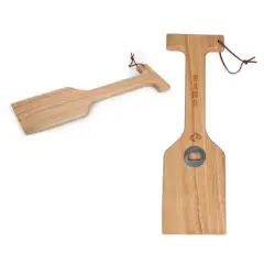 NFL Los Angeles Rams Hardwood BBQ Grill Scraper with Bottle Opener - Brown