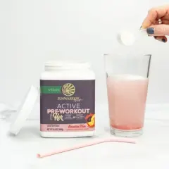 Active Pre-Workout Powder for Her, Women's Preworkout Powder, 150mg Caffeine, Sunwarrior, Hawaiian Vibes, 30 Servings