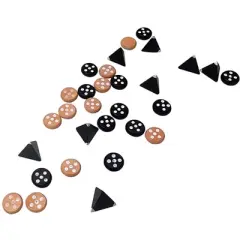 WE Games Replacement Wooden Game Pieces from The Game of UR - Extra Set of Pieces