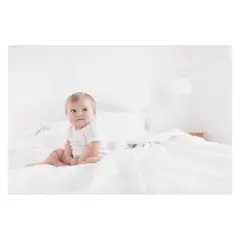 Burt's Bees Baby&reg; Organic Cotton 5pk Short Sleeve Bodysuit - Cloud