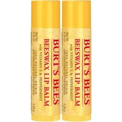 Burt's Bees Lip Balm - Beeswax - 2pk/0.30oz