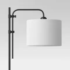 Knox Adjustable Shaded Table Lamp Black - Threshold&trade;
