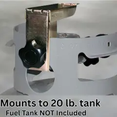 Comfort Gear&reg; 30,000-BTU Double Tank-Top Outdoor Portable Propane Heater, TT-30CSA in Silver