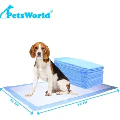 PetsWorld Economy Value (23x36 inch) Puppy Training & Potty Pads 300 Count
