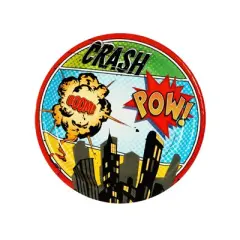 Birthday Express Superhero Party Dessert Plate