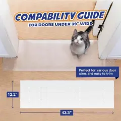 Panther Armor Scratch-Proof Carpet Protector for Pets, Hardwoord Floor Protector for Dogs and Cats