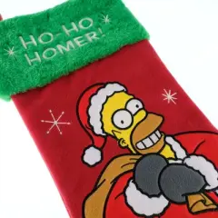 The Simpsons Applique Holiday Stocking 20"