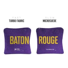 Gameday Baton Rouge Synergy Pro Purple Cornhole Bags (Set of 4)