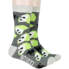 Beetlejuice Socks Adult Unisex Crew Socks 2 Pack Multicoloured