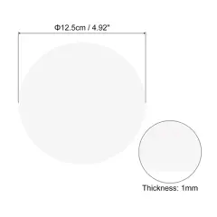 Unique Bargains Silicone Flexible Heat-resistant Waterproof Jar Opener Pads White 4 Pcs