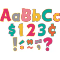 Teacher Created Resources&reg; Tropical Punch Funtastic 4" Letters Combo Pack, 208 Pieces