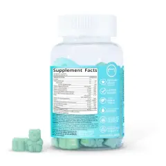 SugarBearHair Vegan Hair Vitamins with Biotin, Vitamin D, Vitamin B-12, Folic Acid, Vitamin A - 60ct