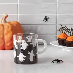 15.2 fl oz Glass Ghost Print Mug - Hyde and EEK! Boutique&trade;