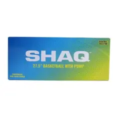 SHAQ Junior 27.5" Basketball Size 5 with Mini Pump Youth Basketball for Kids Outdoor Basketball Indoor Basketball SHAQ Youth Basketball Equipment