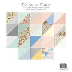 DCWV Double-Sided Cardstock Stack 12"X12" 36/Pkg-Country Floral, 18 Designs/2 Each
