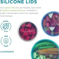 U Konserve Stainless Steel Round Nesting Trio - Set of 3