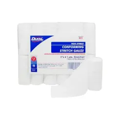 Dukal Non-Sterile Conforming Stretch Gauze 3" x 4.1 Yd, 12 Ct