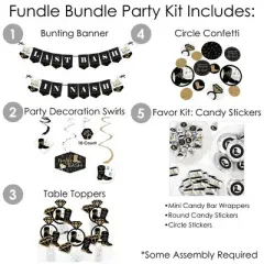 Big Dot of Happiness Nash Bash - Nashville Bachelorette Party Supplies - Banner Decoration Kit - Fundle Bundle