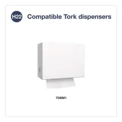 Tork Dairy Towel, 1-Ply, 9.12 x 10.25, Natural, 250 Sheets/Pack, 16 Packs/Carton