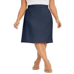 Jessica London Women&rsquo;s Plus Size Tummy Control Bi-Stretch Pencil Skirt