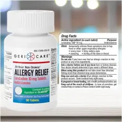 Geri Care Loratadine 10mg Tablets, 90 Count