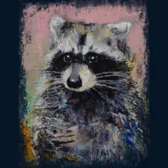 Men's Design By Humans RACCOON By creese Tank Top