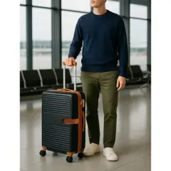 World Traveler Garland Lightweight Hardside 24-Inch Expandable Spinner Luggage with TSA Lock