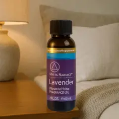 Di'Aroma Lavender Fragrance Oil 2 fl oz, Premium Lavender Scented Aromatherapy Oil for Diffuser, Burner, Potpourri, Long Lasting Scent