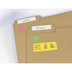 Avery Removable Color-Coding Stickers, 72 Per Pack, 10 Packs Assorted Colors, 720 Total (06722)