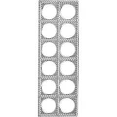 O'Creme Ravioli Maker, Makes Twelve 2" Squares with Rolling Pin