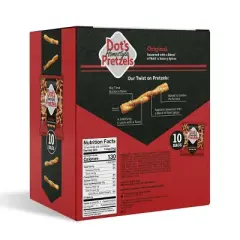 Dot's Homestyle Pretzels Original Twists Snack Multipack - 10oz/10ct